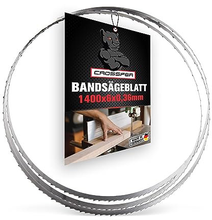 Bandsägeblatt 1400x6x0,36 6 ZpZ Sägeband für Holzschnitte - Qualität Made in Germany