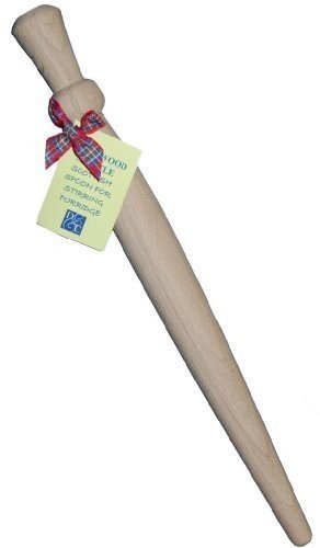 Scottish Gift's - Spurtle - turned Beechwood Porridge Spurtle uk gift's