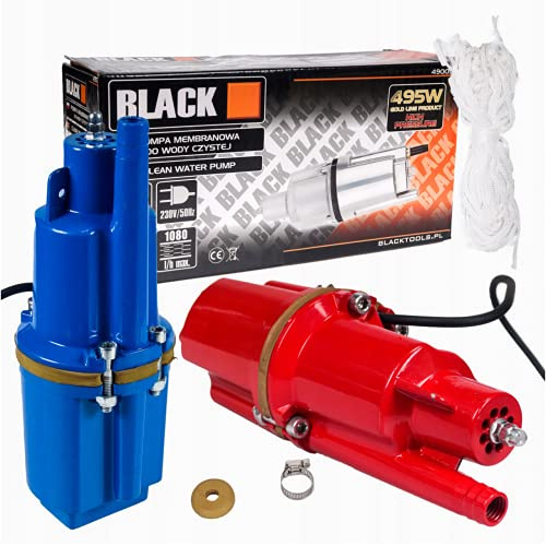 BLACK 495W - Pompa a pressione sommersa 1080 l/h (rosso)