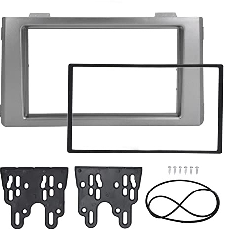 Radio estéreo para automóvil, 2DIN Radio estéreo para automóvil Fascia CD DVD Panel de salpicadero Reemplazo para IVECO Daily 2006-2014