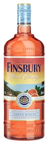 Finsbury Blood Orange mit 20% vol. - Sommerlich leichter Genuss - Perfekt mit Tonic oder pur auf Eis als Aperitivo - 1,0l