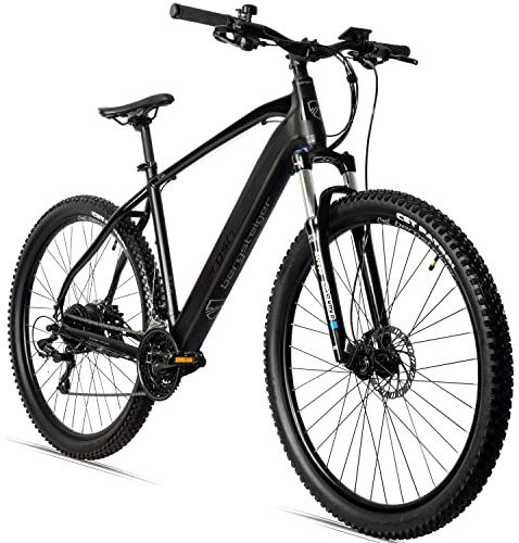 Bergsteiger Cannock E-Bike Mountainbike Alurahmen 250 W 24 Gang | Leistungsstarker 250 Watt Motor, Hydraulikbremsen und 24 Gänge bieten Fahrspass von 26 bis 29 Zoll fuer Herren und Damen.