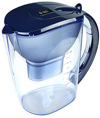 EvAnem Kitchen Fridge Door Water Filter Jug, 3.5 Litres Water Filter Jug Combo, Reduction Microplastics, Chlorine, Limescale Impurities, Cartridges Water Cooler,A