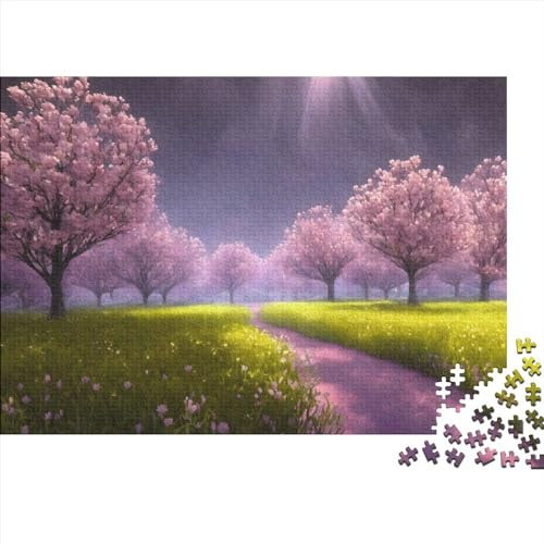Prati, fiori, strade per adulti Divertente puzzle 1000 pezzi Decorazione della casa Giocattolo Gioco intellettuale Gioco educativo Antistress 1000 pezzi (75x50 cm)