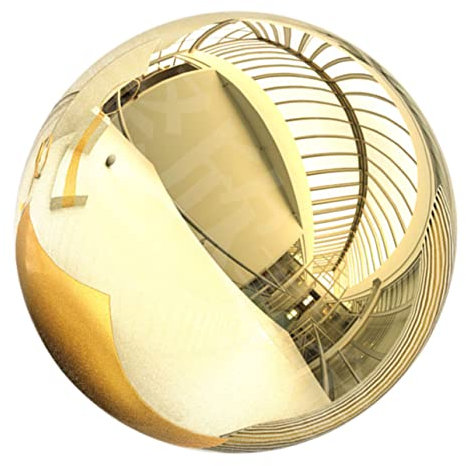 BESPORTBLE Kristallkugel Für Garten Edelstahl Spiegelkugel Reflektierend Outdoor Decor Zarte Polierte Kugel Für Terrasse Oder Rasen