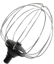 Mixer-Schneebesen aus Edelstahl 304 mit Kunststoffanschluss, kompatibel mit KLARSTEIN Küchenroboter, Klarstein Al-Saif Teigmischer 22 A