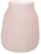 JAKY Global Grand Vase Moderne en Verre Rose H-21cm Grand Vase nervuré pour Fleurs - Parfait pour la Maison, Le Bureau, Les centres de Table et Le Salon Vases en Verre pour Fleurs (Rose 21cm)