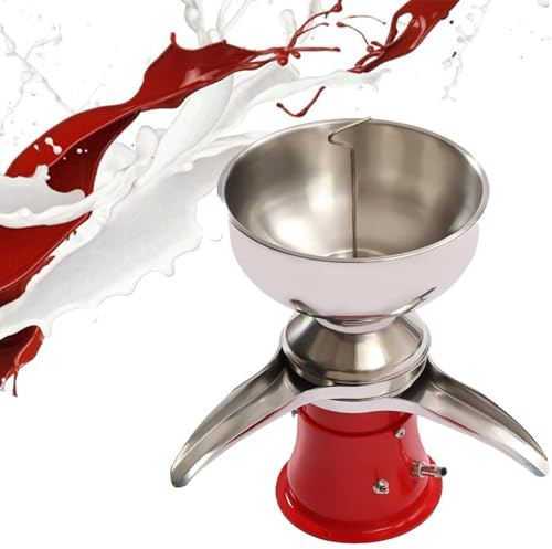 Centrifuga per latte elettrica 180 W, centrifuga per latte 5 litri, separatore di panna, centrifuga per latte multifunzione 9500 giri/min, adatta per negozi di dolci, ristoranti occidentali