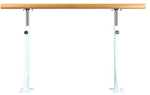 CWCQGH Ballettstange Ballettstange Höhenverstellbar Basistyp Beinpresse 1,5 m Ballettstange für Zuhause Tanzbarre Fitness für Erwachsene Kinder Ballett Stretchleiter