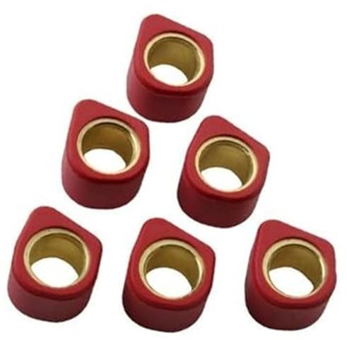 DEMULAX Pesi a rulli for variatore 16x13mm 5,5g 6g 7g, for 50cc simili a PGO Big Max II PMX Equilibratore a rulli di trasmissione(BLACK 7g)