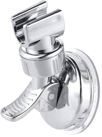 support de pommeau de douche réglable, Support de pommeau de douche universel, ventouse réglable, fixation murale, sans perçage, salle de bain, argent
