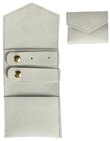 Tuxuseo Organizador de joyas de viaje | Estuche de viaje portátil plegable para joyas - almacenamiento de joyas para el hogar, bolso de viaje, cosméticos