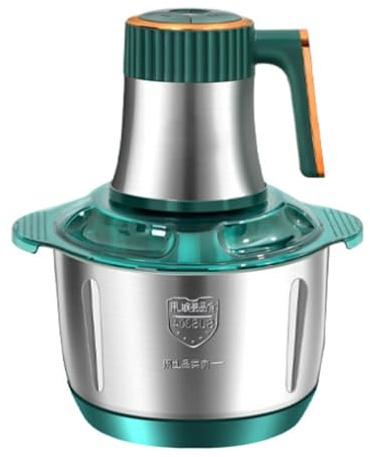 Hachoir à viande en acier inoxydable - Hachoir électrique entièrement automatique - Grande capacité de 5 L avec récipient - Appareil de cuisine multifonction
