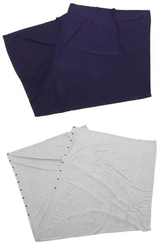 Couverture D’allaitement en Coton, Châle Multifonction 2 Pièces | Mère Allaitante, Protection Tout Autour et Tissu Respirant, Usage Extérieur et Repas, Lot de 2 Pièces