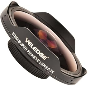 lmoikesz Vidvinkeladapter Objektiv ger oöverträffad skarp bildkvalitet Vidvinkelvideokameror Visual Horizons-videokameror Videoadapter, 37 MM