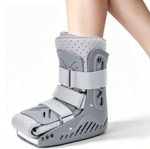 Dumenix Orthopedic Walking Boot Left Foot – Fracture Boot with Dual Airbags, Ankle Support Boot Medical Boot for Foot Injury, Air Walker Boot for Walking Ankle Boots