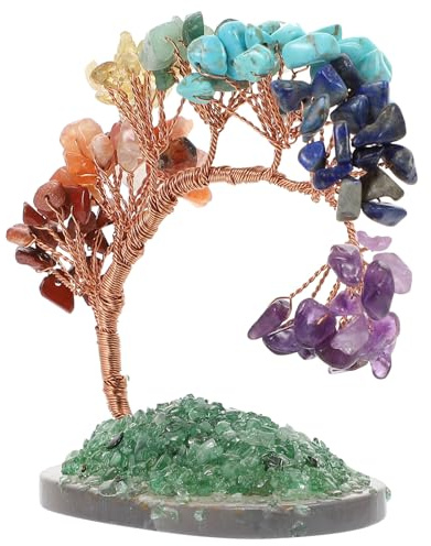EPIGEIST Kristall und Sicherer Nutzung Dekoration Geldbaum mit Glatten Linien Stilvoll als Elegante Tischdekoration Zufällige Farbe für Hochzeiten und Geburtstage fürs Home