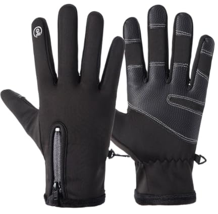 Guantes de motocicleta para pantalla táctil | Guantes resistentes al viento para montar en motocicleta | Pantalla táctil antideslizante con buen agarre, ciclo de motor impermeable, motociclista para