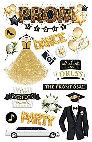 Paper House Productions Stickers Dimensional (3 Pack), 3 Piece