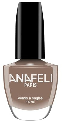 Vernis à Ongles ANAFELI - Taupe n° 101 - Pinceau large pour une application facile