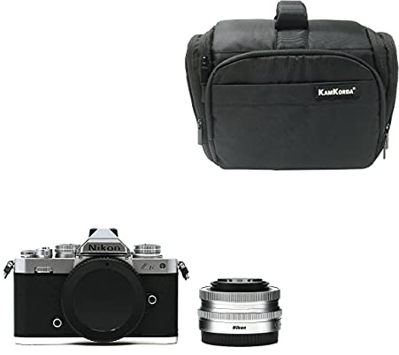 KamKorda Camera Bag + Z fc Mirrorless Digital Camera + Z 16-50 Lens + 20.9MP DX-Format CMOS Sensor, UHD 4K and Full HD Video Recording, Built-In Wi-Fi and Bluetooth + 2 Year Warranty