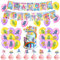 Deko Geburtstag Luftballons Geburtstag deko Party Deko Geburtstagsdeko Girlande Kuchen Deko