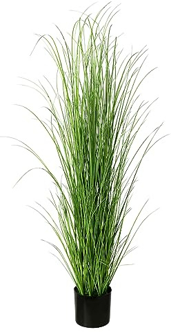 Deco Woerner Kunstgras im Topf 150 cm Deko-Gras künstliche Gras Dekogras Kunstgras Kunstpflanze