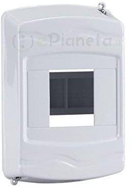 Centralino din 3-4 moduli cassetta scatola per magnetotermici e differenziali a parete superfice