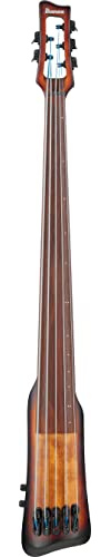 Ibanez Bass Workshop UB805 5-string Electric Upright Bass - Mahogany Oil Burst