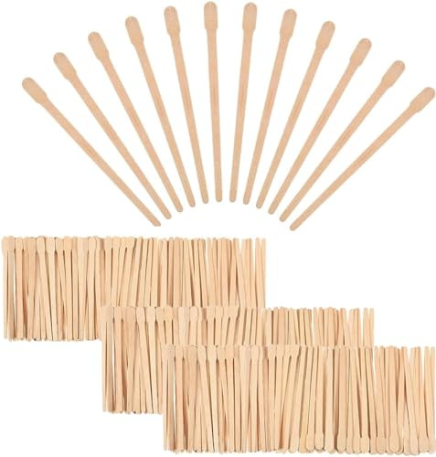 Spatules À Cires, Spatules Épilation En Bois, Bâtons De Cire En Bois, 600 Pièces Spatule Bois Pour Cire, Spatule Bois Epilation Bâtons, Spatule Cire Epilation Jetable, Bâtons Applicateurs À Cire