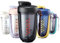 Qavi Protein Shaker Bottle With Stainless Steel Mixing Wire Ball and Rope, Premium Shaker Made of Tritan Materiel BPA Free, Durable Leakproof And Odourless | 590ml Black