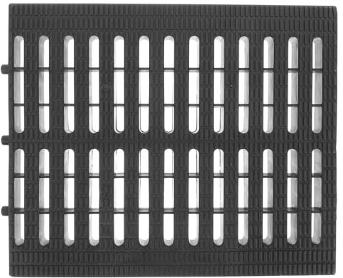 Angoily Drain Cover, Drain Grate Outdoor Drainage Channel Grate Rainwater 25x30cm Well Sewer Covers for Driveway Patio Pool Deck