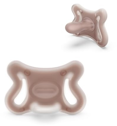 Suavinex, Zero Zero-napp med fysiologisk SX Pro-napp för nyfödda 0-2 månader, Mini-napp för prematurer, Hypoallergen, silikon, hudvänlig, deep