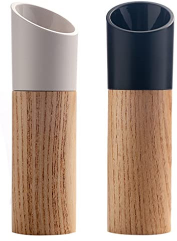 TONZN Salz- und Pfeffermühle aus Holz, Gewürzmühle, Nussmühle, Handmühle, Flasche, Kochen, Wohnkultur, Küche, Grill