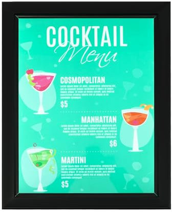 Leuchtkasten für LED-Anzeigen, Anzeigetafel, Werbung, 10.000 K, 18 W, Leuchtkasten für Werbung, Café, Restaurant, Hotel, Kino