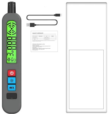 Detector de Fugas de Gas, Combustible Natural, CO2, inflamable, Alcohol, GLP, metano, analizador, comprobador Recargable.,Sensores Precisos