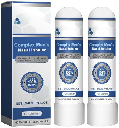 Complex Men's Nasal Inhaler, Inalatore nasale da uomo, bastone da uomo, inalatore nasale per la potenza (2)