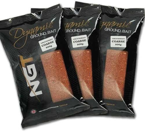 Match Fishing Groundbait 3x 900g Packs of NGT Dynamic Ground Bait Coarse Mix