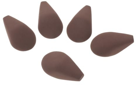 IDEANATEGRATE 5 St Makeup-svampar Äggformade för Foundation Mjuka Kosmetiska Blendingpuffar för Flytande och Puderkräm och Hållbara Ansiktssvampar för Noggrann Applicering vid Näsa och