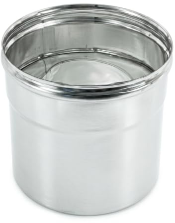 MAKA Raccordo Flex-Rigido per Canna Fumaria in Acciaio Inox, Giunzione da Tubo Flessibile a Tubo Rigido Monoparete (Ø 80 mm, AISI 304)