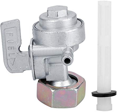 Robinet D'Essence avec Commutateur Marche/Arrêt Valve de Réservoir et Pompe à Essence pour Tondeuse à Gazon Pièce de Rechange Petcock Compatible avec Générateurs et Moteurs