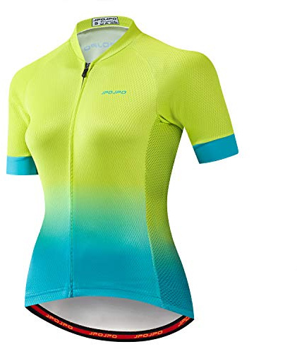JPOJPO Cykeltröja Kvinnor Pro Team Bike Kläder Kläder Kläder Skjortor Kortärmad Cykeltoppar Jp2016 XL for Chest36.6-38.6,Max Waist34