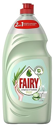 Fairy Cleaning and Care Spülmittel Flüssigkeit Aloe Vera und Gurke, 1015 ml