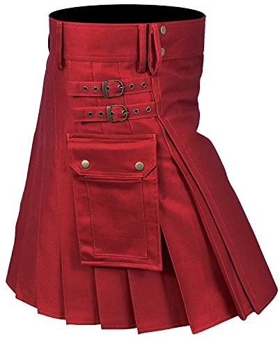 Utility Kilt Red New Size 36