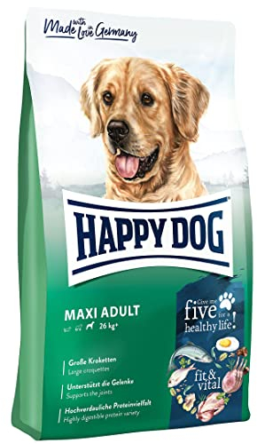 Happy Dog 60761 - Supreme fit & vital Maxi Adult - Hunde-Trockenfutter für große Hunde - 14 kg Inhalt