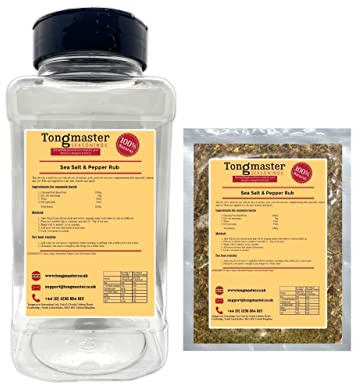 Sea Salt & Pepper - Rub - 600g - Shaker Jar