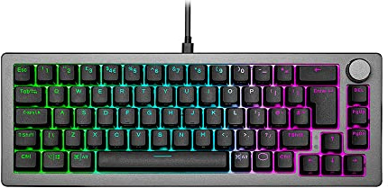 Cooler Master CK720 65% Hot-Swappable Mechanical Space Grey Gaming Keyboard