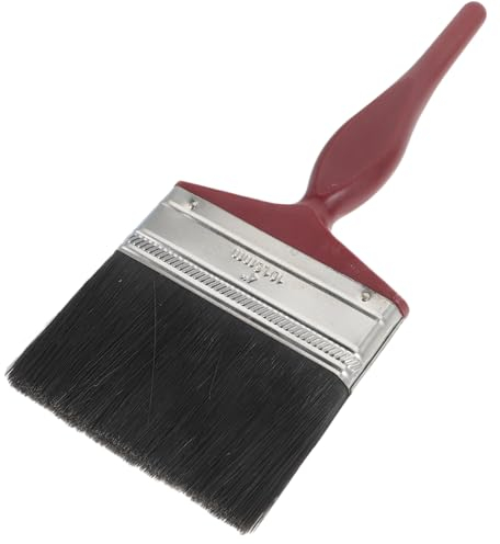 BESTonZON Stain Brush Heavy Duty Für Ergonomischer Pinsel Mit Kunststoffgriff Für Zäune Und Wände Gleichmäßige Farbverteilung Einfache Anwendung