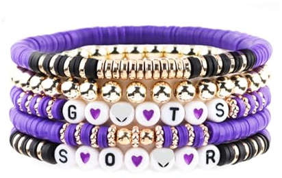Olivia Armbänder Set für Frauen Mädchen, GUTS Sour Album inspiriertes Perlenarmband Olivia Merch Konzert Outfits Zubehör Musikliebhaber Schmuck für Fans Geburtstagsdekorationen