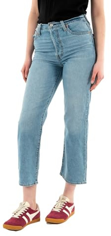 Levi's dam Jeans Ribcage Straight Ankle, Cool Vinner, 23W / 27L